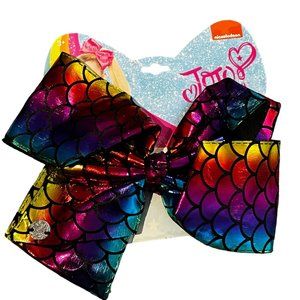 JoJo Siwa XL Mermaid Multi-Color Rainbow Hairbow New